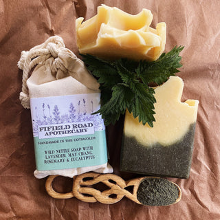 Wildcrafted Nettle Soap with Lavender, May Chang, Rosemary & Eucalyptus